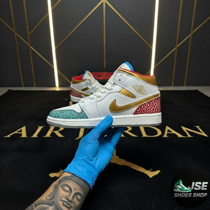 Nike Air Jordan 1 Mid GS "UNC to Chicago"
