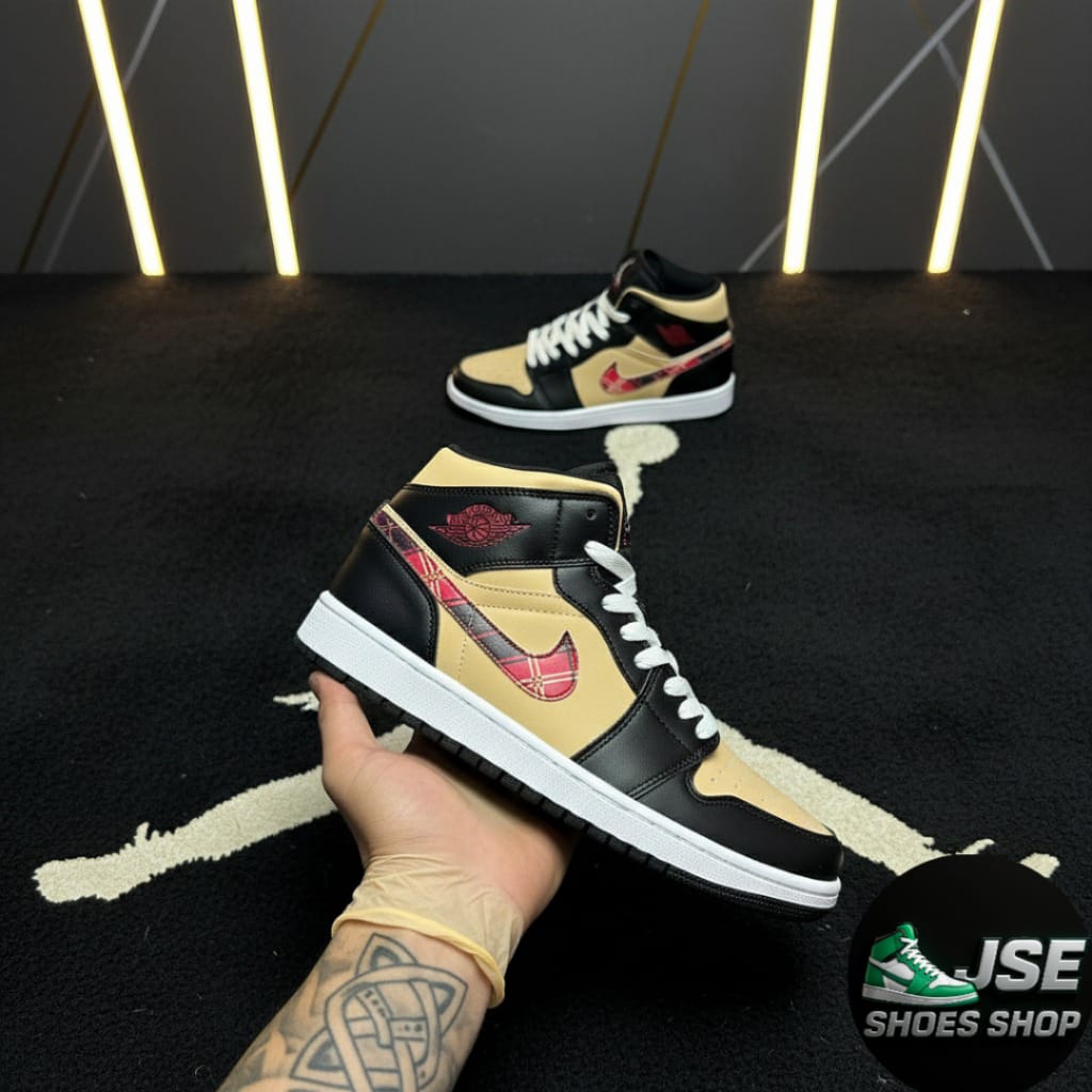 Nike Air Jordan 1 Mid “Tartan Swoosh”