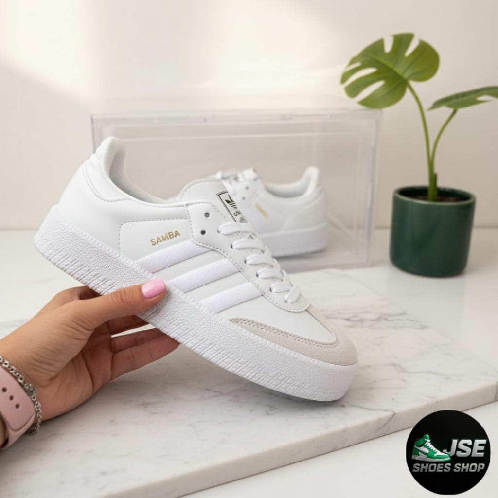 Adidas Samba “White Edition” Mujer