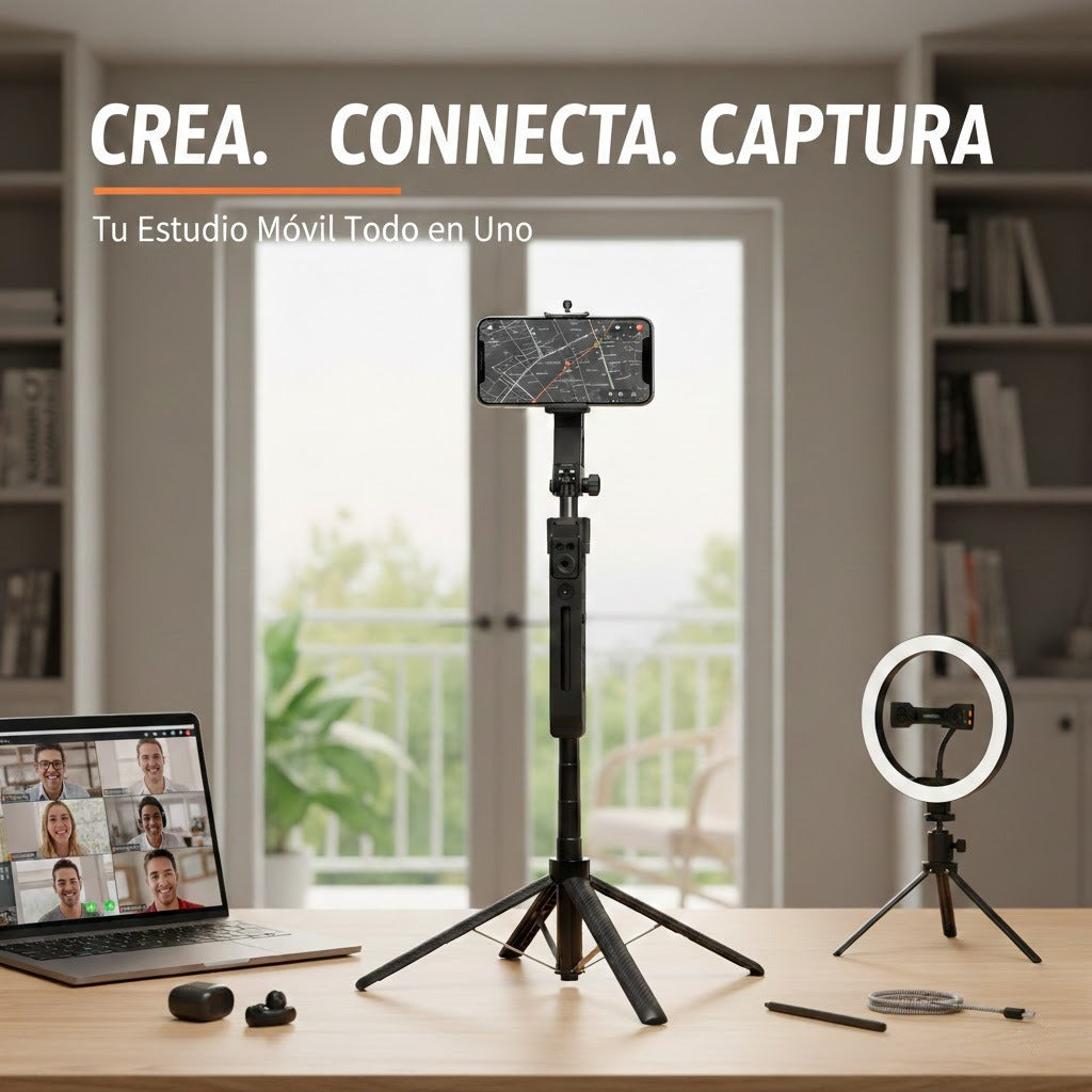 Trípode 360 C12 Cansado de grabar solo ?